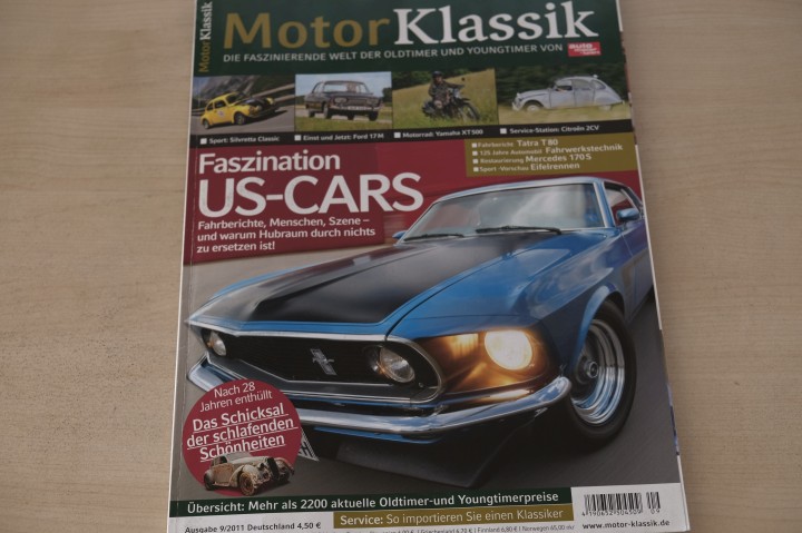 Deckblatt Motor Klassik (09/2011)